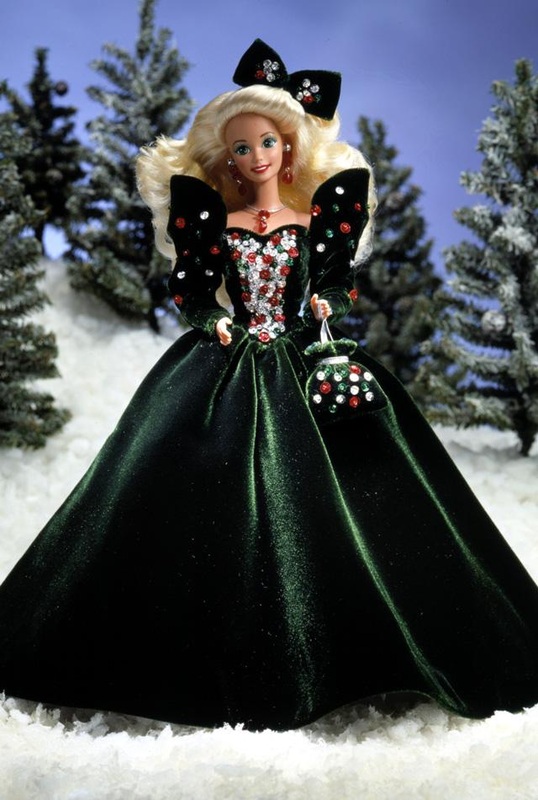 1988 happy holidays barbie value