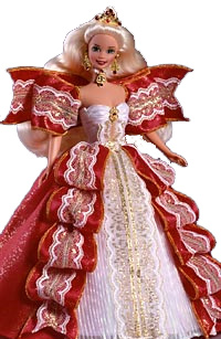 1997 happy holidays barbie value